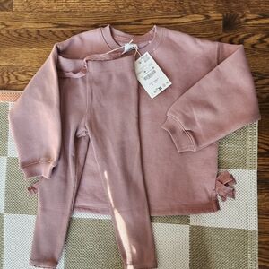 Zara Dusty Pink Toddler Matching Set